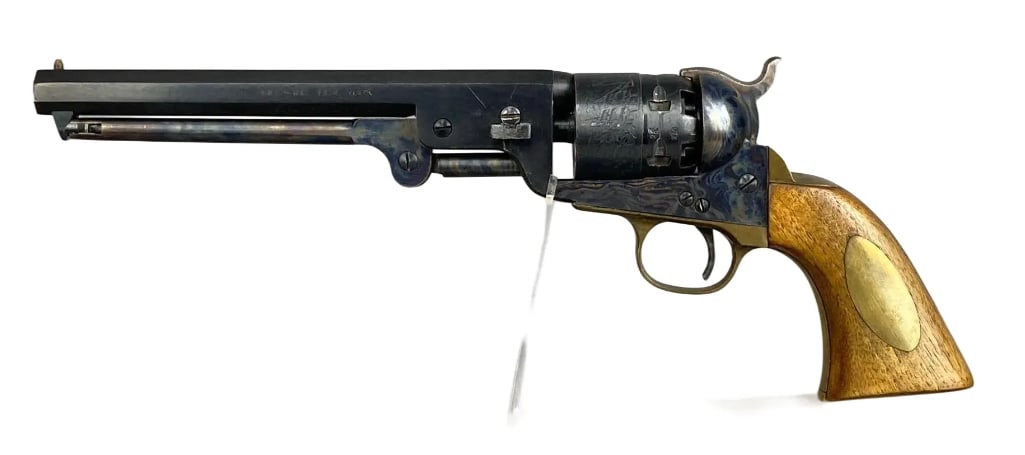 Sile-Inc. Model 1851 Navy .44 Cal Blackpowder Single-Action Revolver: S/N: 32166. 7 1/2” Barrel Length.