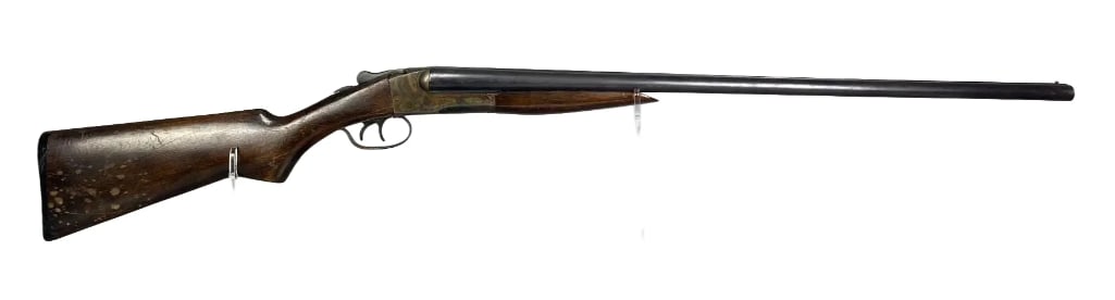 Central Arms Co. 20 Gauge SxS Break-Action Shotgun: S/N:J38674. Has light rust and Scratches throughout. 28” Barrels.