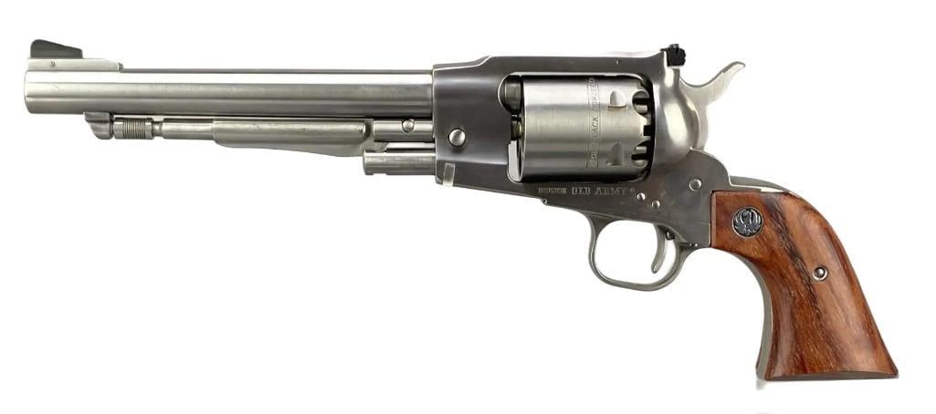 Ruger Model Old Army .44 Cal. 6-Shot Black Powder Single Action Revolver: S/N: 145-72870, barrel measures 7 1/2”, in original box with paperwork