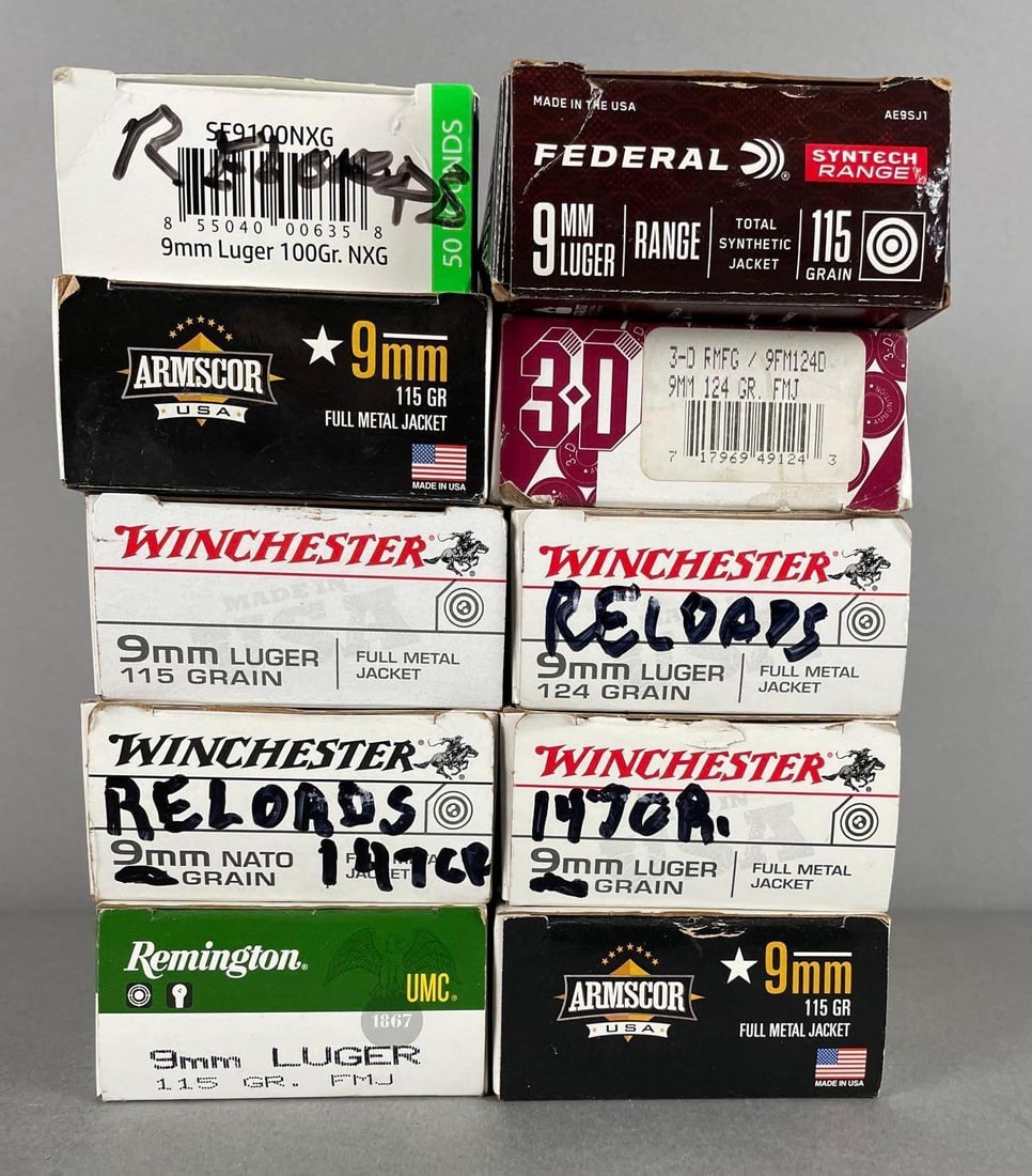 466 Rounds of 9mm Cal. Ammunition (1 of 2)