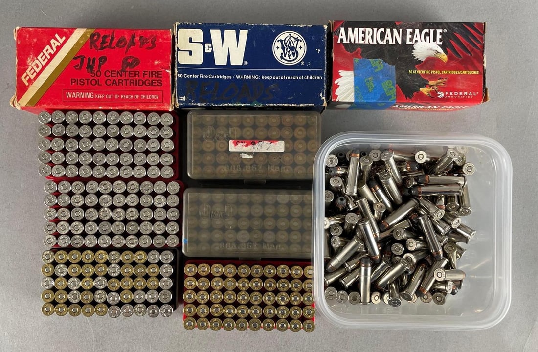 500+ Rounds of .357 Magnum Ammunition: Each box full