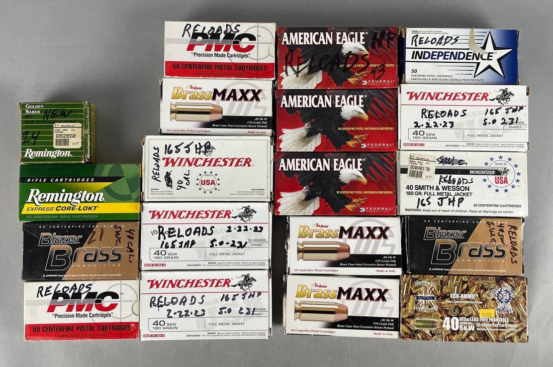 800+ Rounds of .40 Cal. Ammunition (1 of 3)