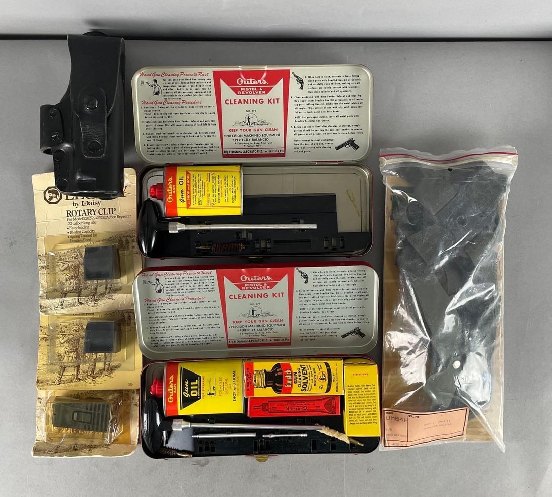 Group of Holsters / Cleaning Kits and More (1 of 2)