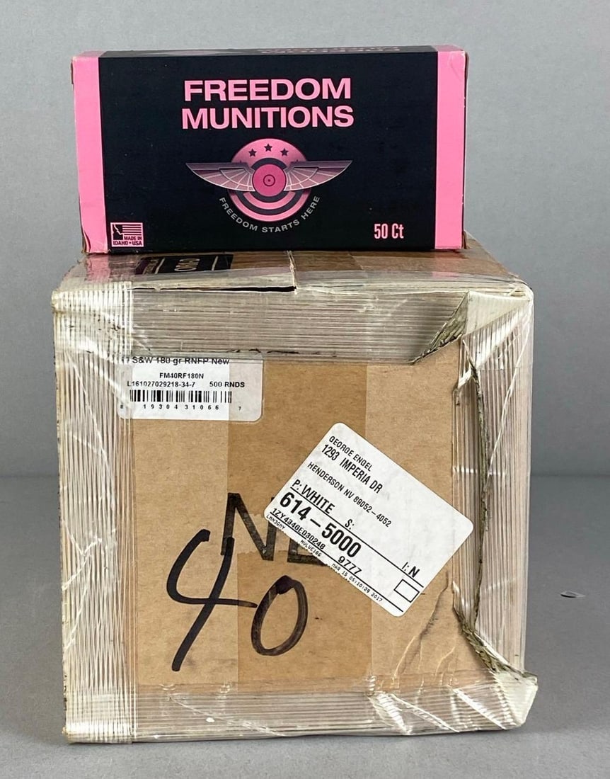 500 Rounds of .40 S and W Ammunition (1 of 2)