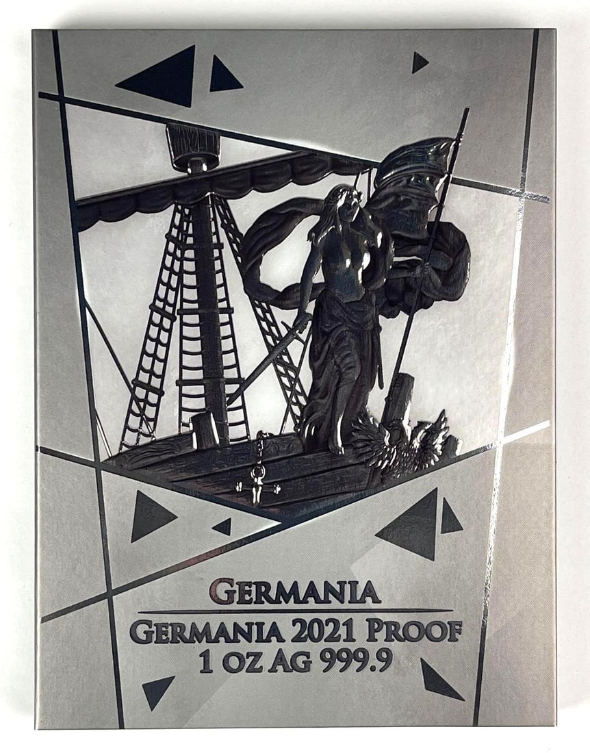 2021 Germania Mint Germania 1 oz 999.9 Fine Silver Proof Round (1 of 5)