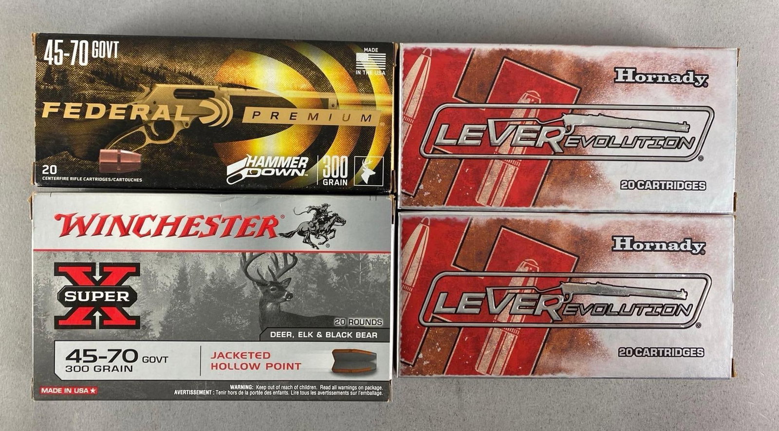 66 Rounds of .45-70 Caliber Ammunition (1 of 2)