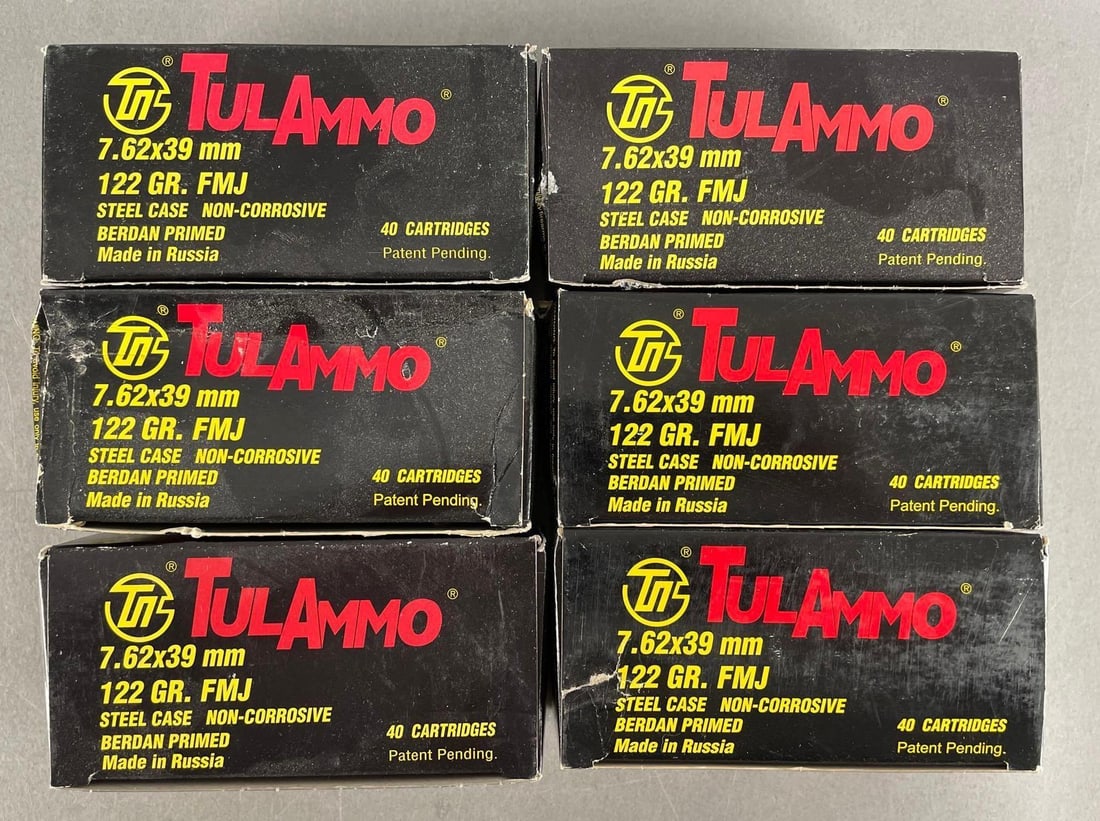 240 Rounds of Tulammo 7.62x39mm Ammunition (1 of 2)