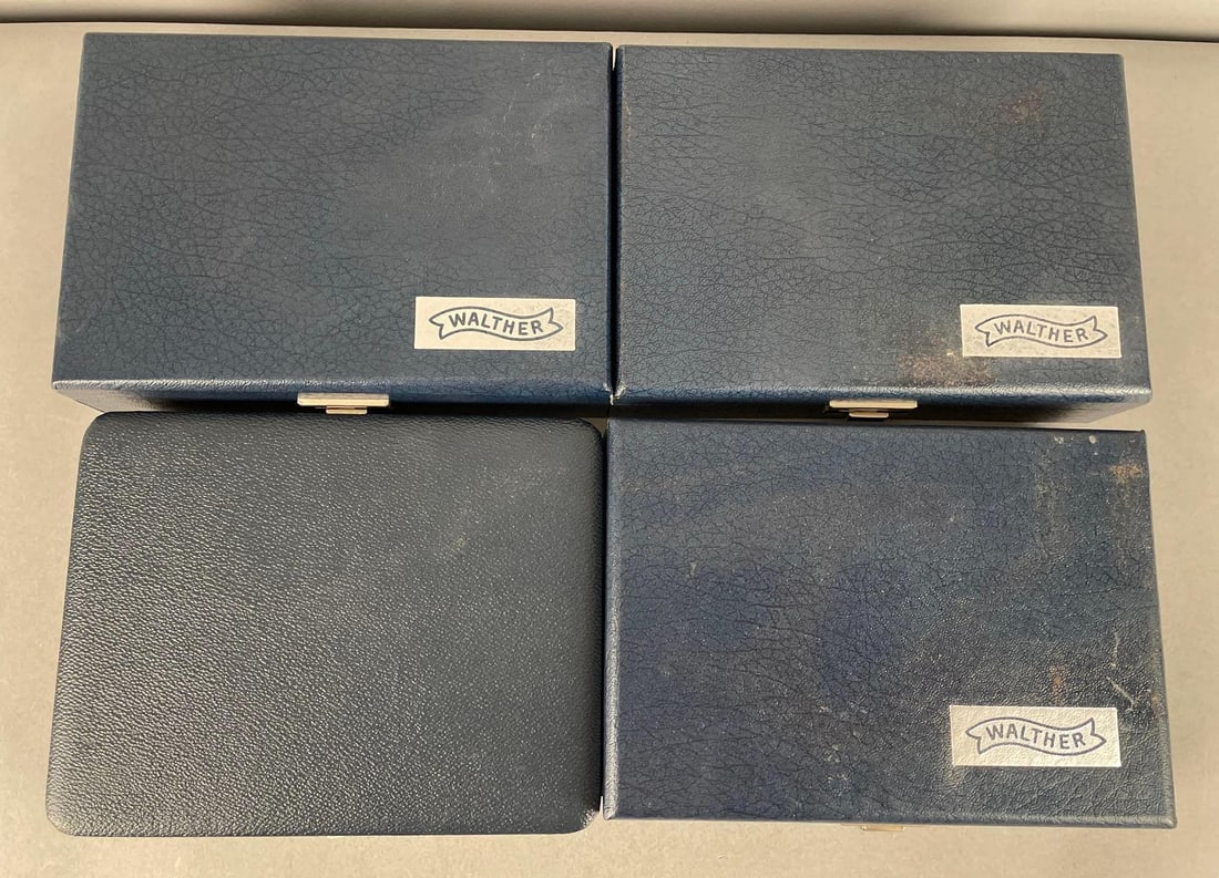 Group of Walther PP Presentation Cases (1 of 2)