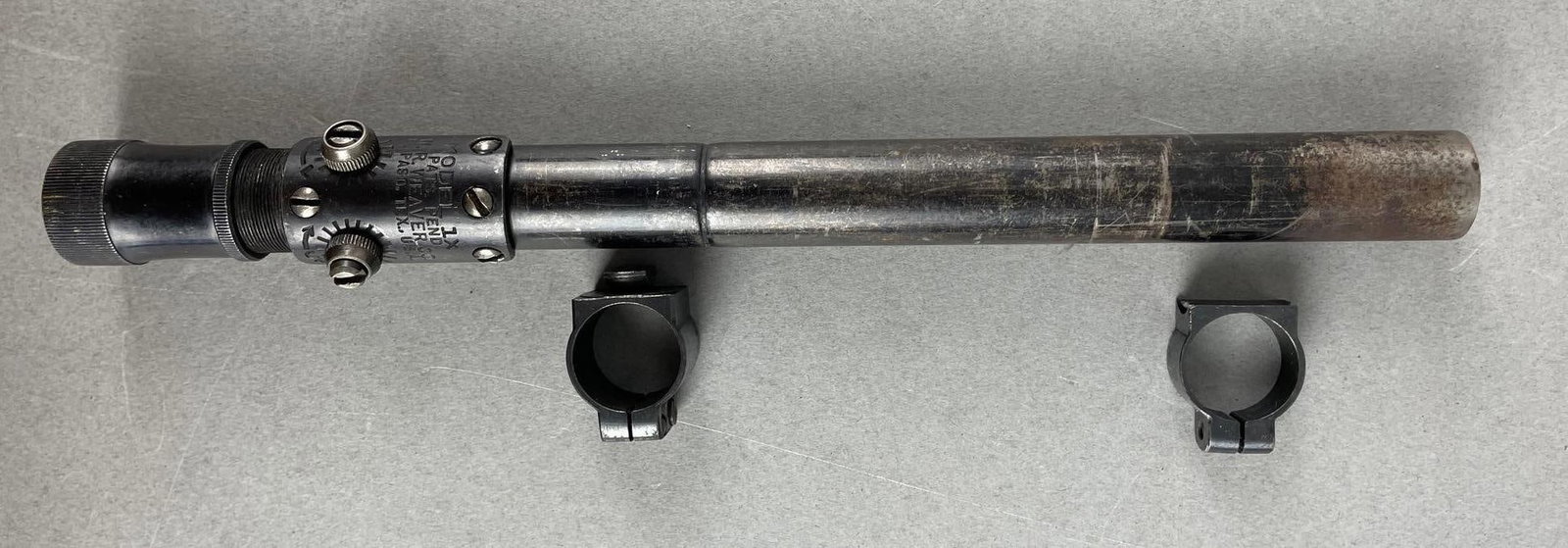 Antique W.R. Weaver Model 1x Rifle Scope (1 of 3)