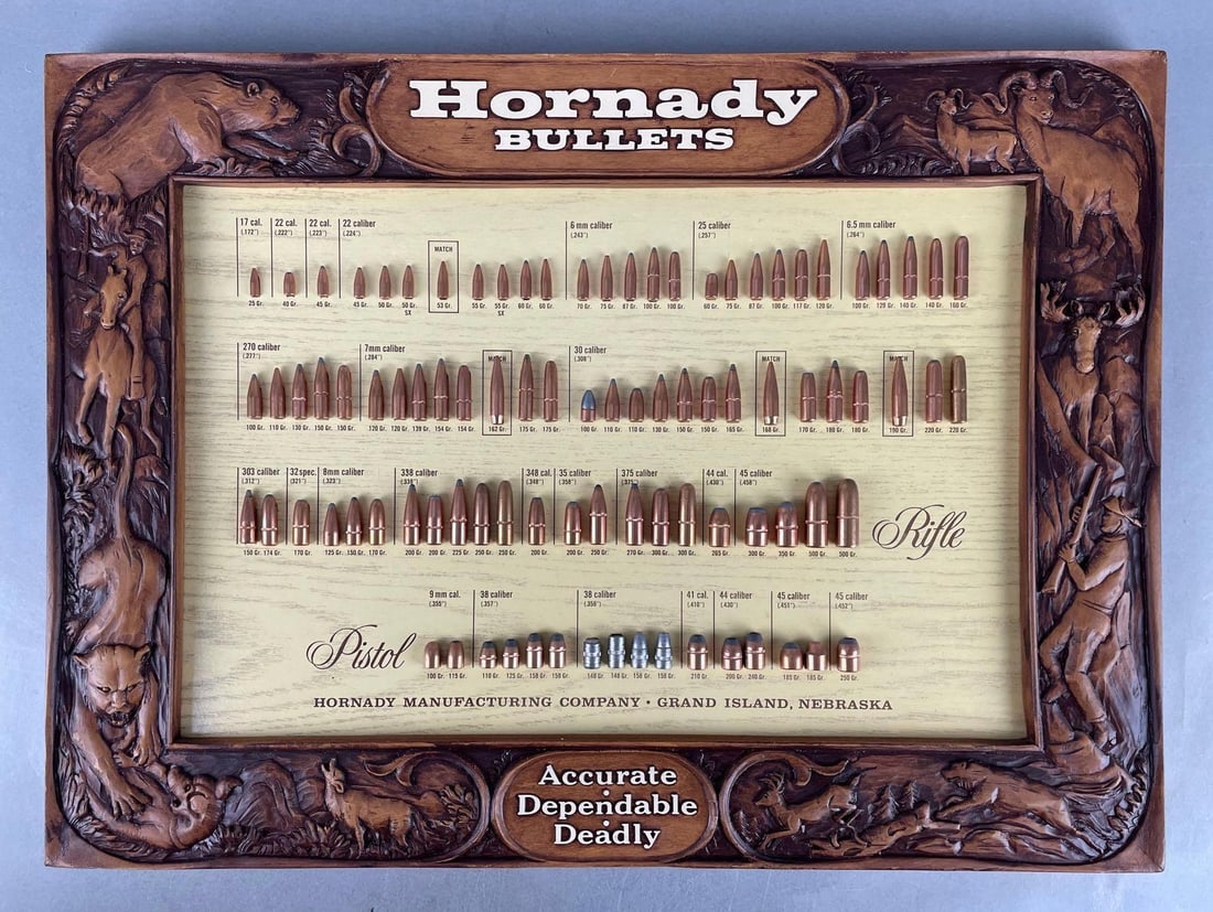 Hornady Bullets Advertising Display Sign (1 of 2)