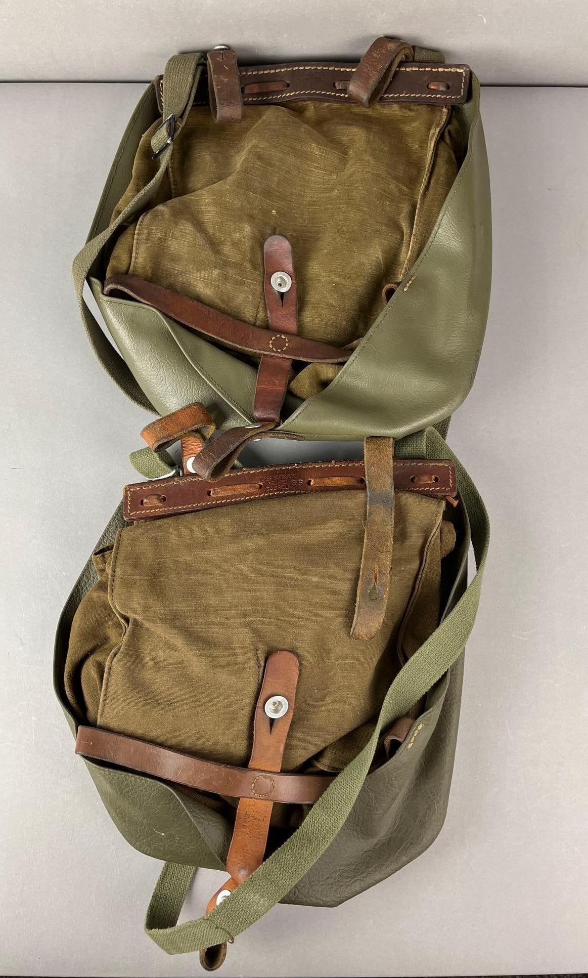 Group of 2 Vintage Swiss Military Bags (1 of 3)
