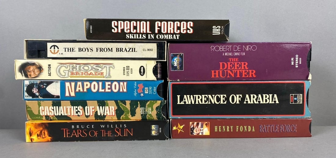 Group of Assorted Military VHS Movies (1 of 3)