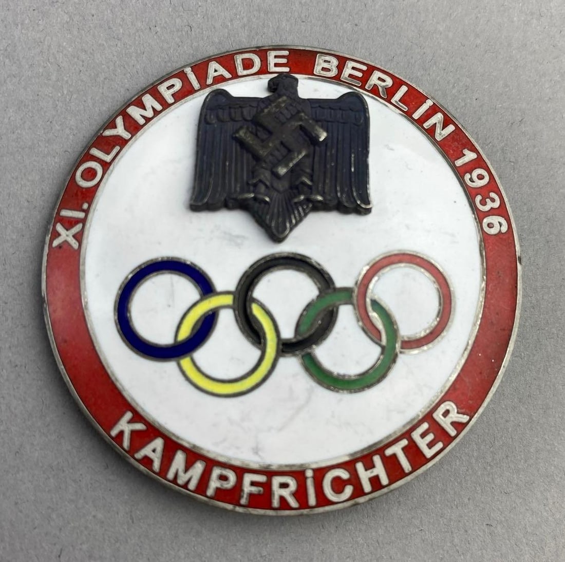 WW2 1936 German Berlin Summer Olympics Kampfrichter Badge (1 of 2)