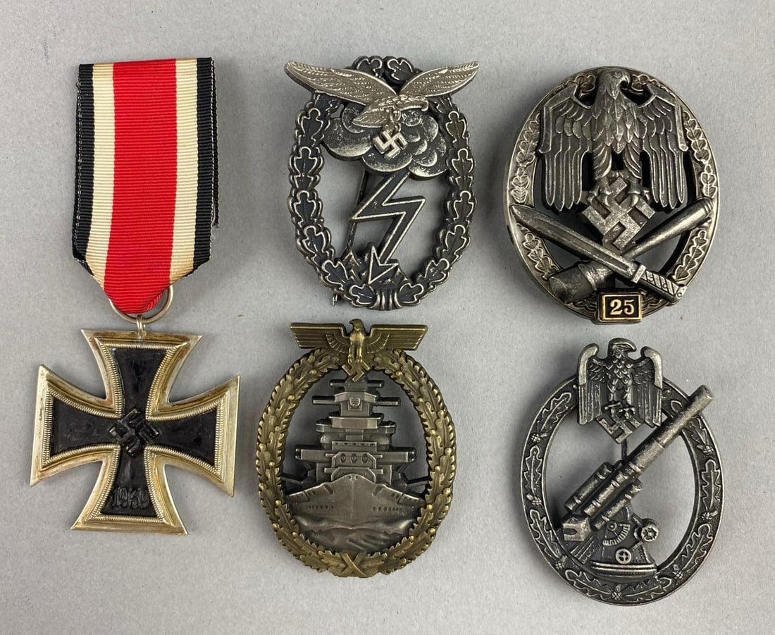 Group of Reproduction German Style Badges and More (1 of 2)