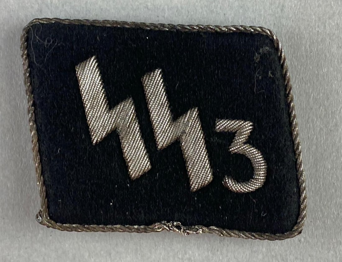 WW2 German Totenkopf 3rd SS Panzer Division Miltary Patch (1 of 2)