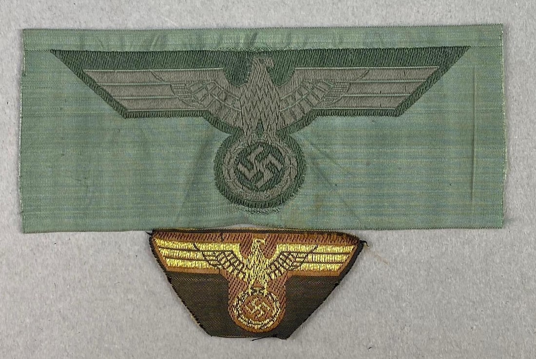 WW2 German Heer M40 Breast Eagle Bevo and More (1 of 2)