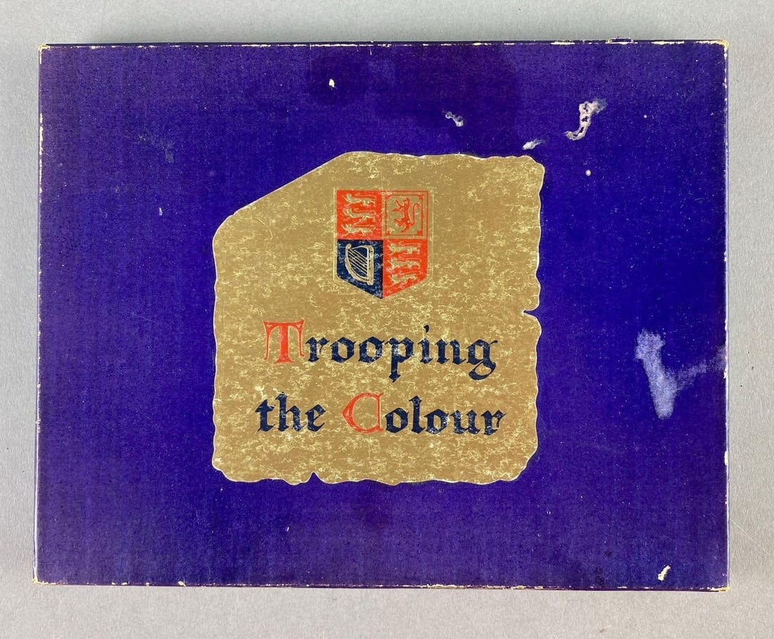 Trooping The Colour Postcard Book: Measure L 9 x W 7 inches.