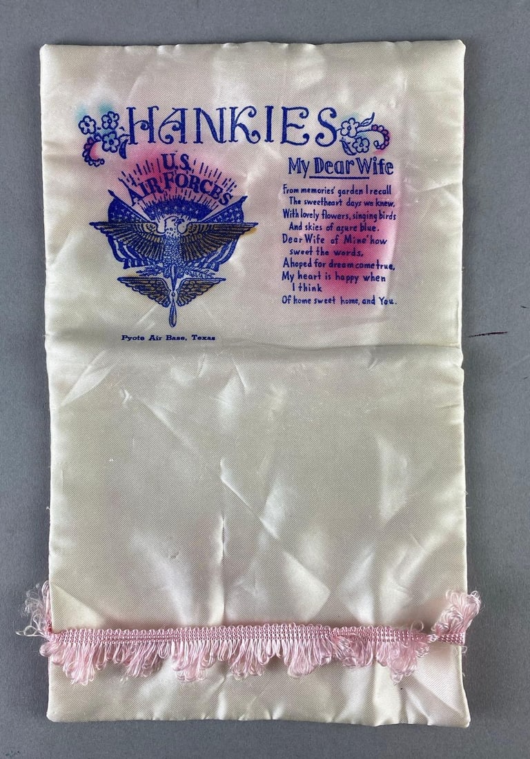 WW2 USAF Sweetheart Souvenir Pillow Sham (1 of 2)