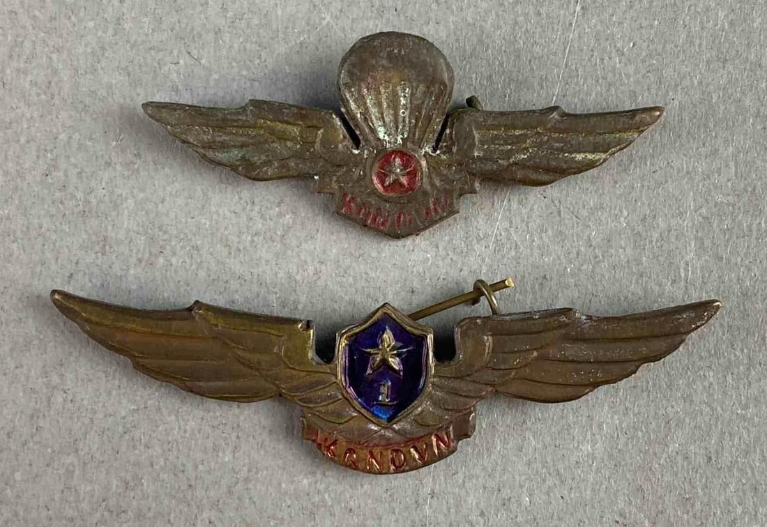 Group of 2 Vietnam War North Vietnamese Air force Wings (1 of 2)