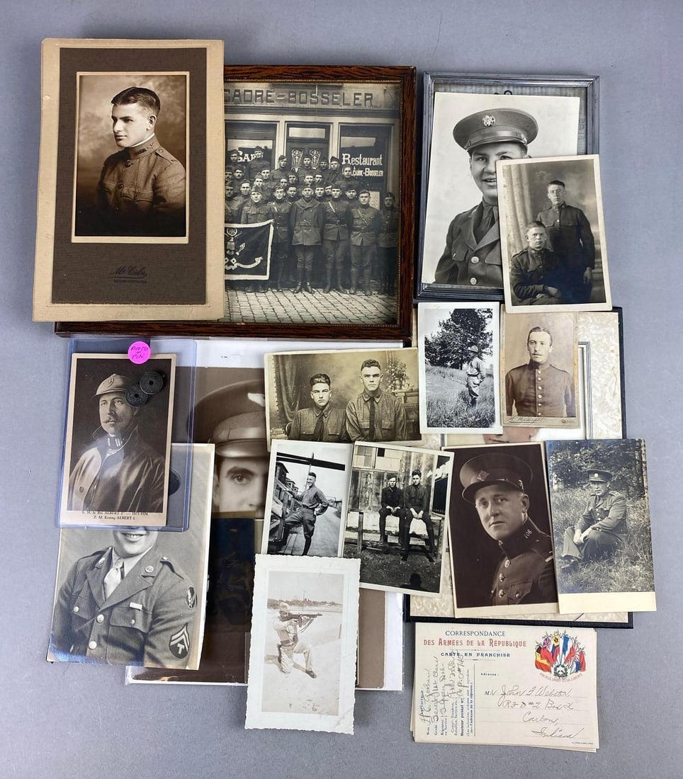 Group of Assorted WW1-WW2 Photos and More (1 of 2)