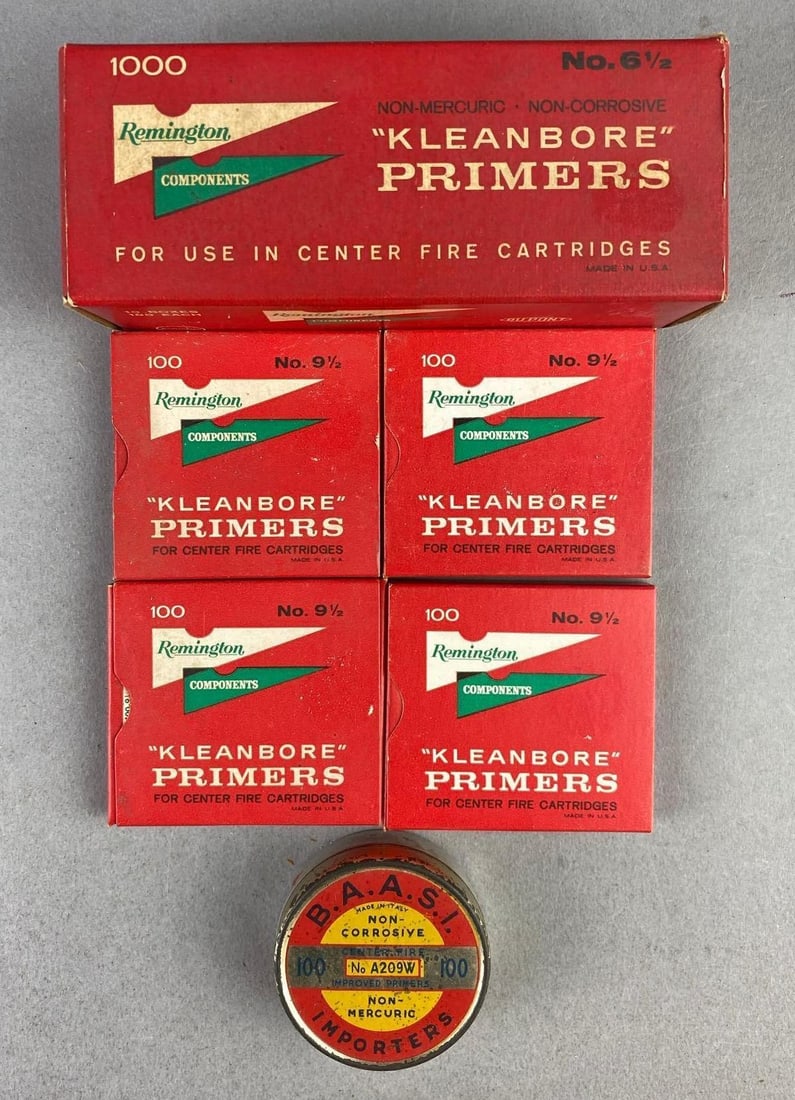 Group of Assorted Remington Components Kleanbore Primers and More (1 of 3)