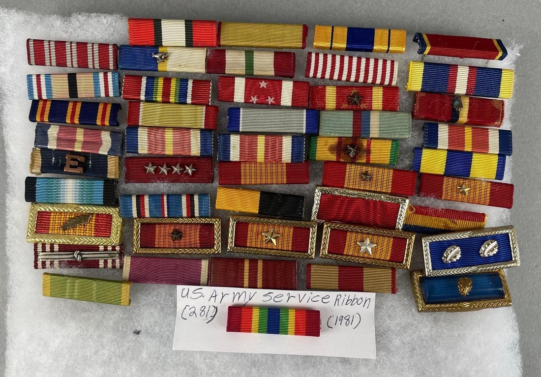Group of U.S. Military Ribbon Bars (1 of 3)