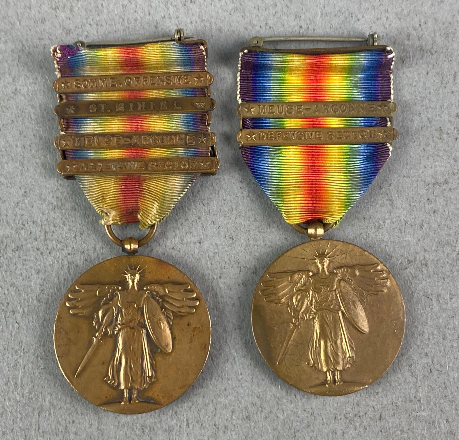 Group of 2 WW1 US Victory Medals (1 of 2)