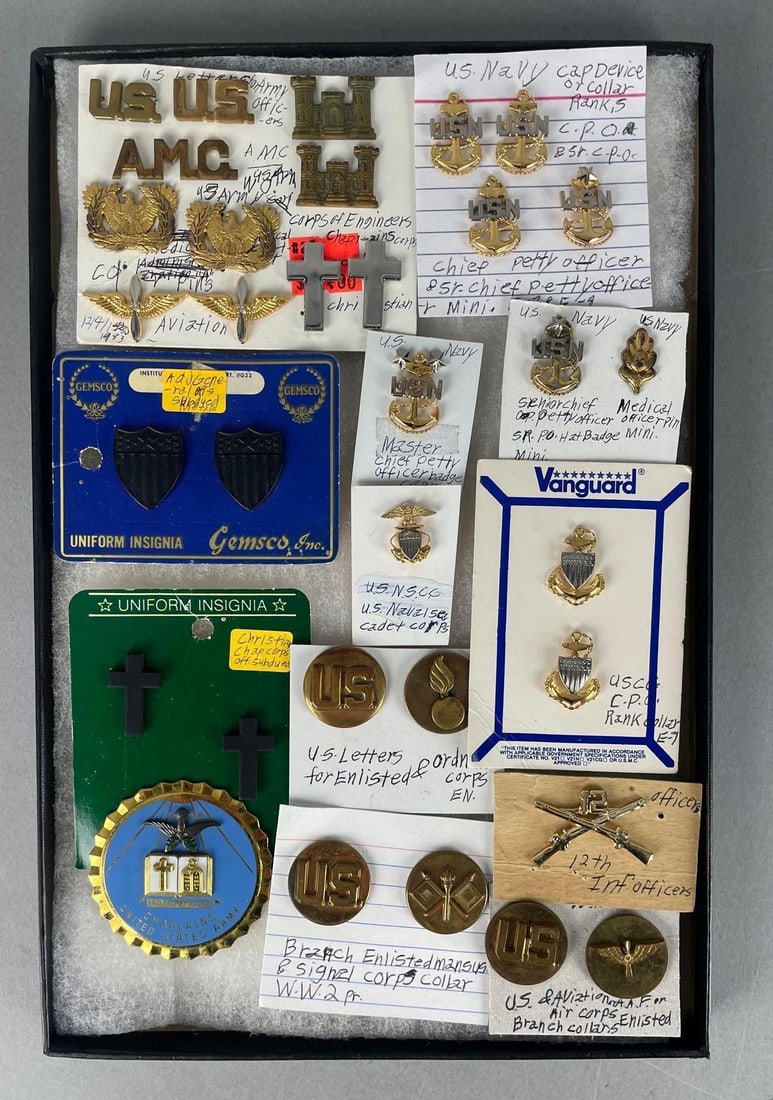 Group of U.S. Military Mini Badges (1 of 3)