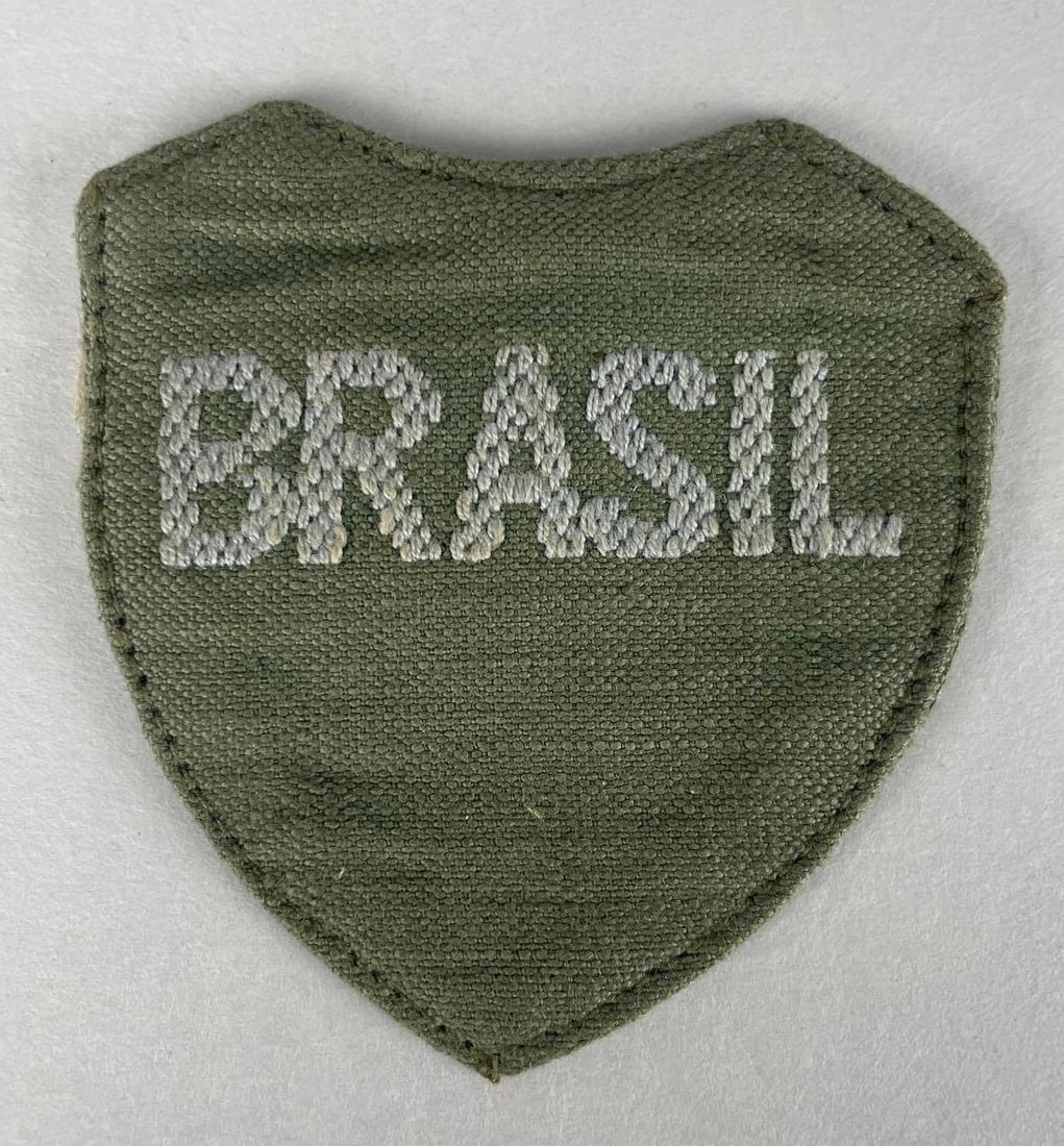 Rare WW2 U.S. 5th Army Brazilian Expeditionary Force Patch: Brasil shoulder patch