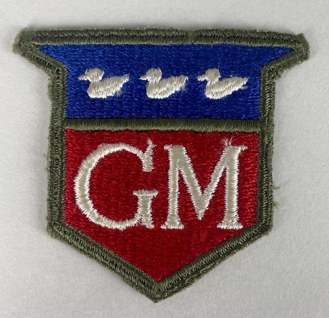 Rare WW2 U.S. Military General Motors DUKW Patch: Measures 2 1/2 x 2 3/4"