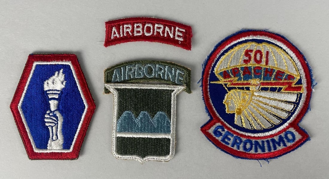 Group of WW2 U.S. Army Airborne Patches (1 of 2)