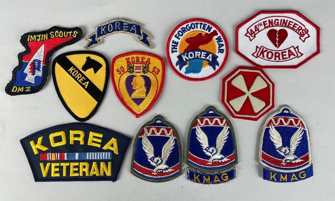 Group of Korean War U.S. Military Patches (1 of 3)