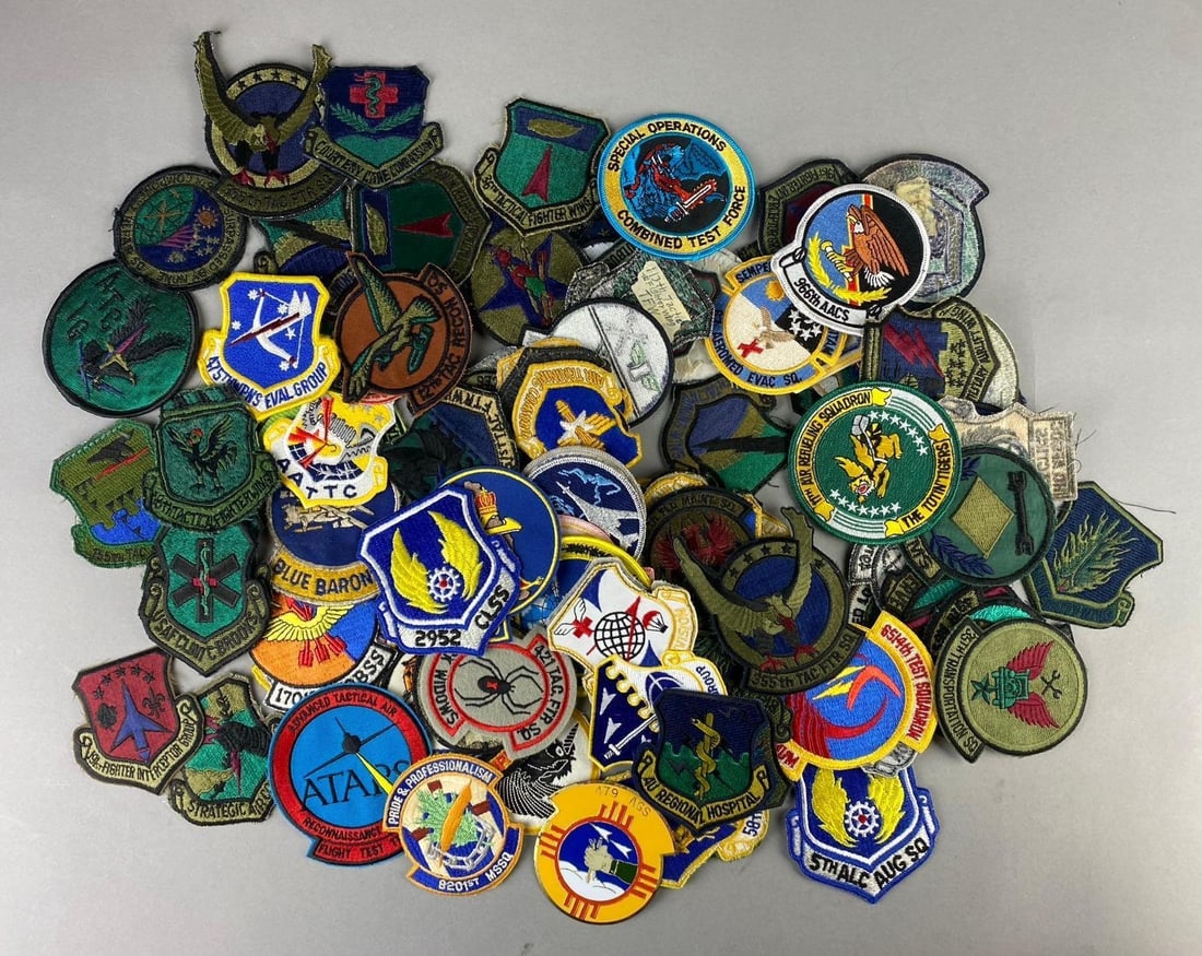 Group of Assorted US Air Force Insignia Patches and More (1 of 3)