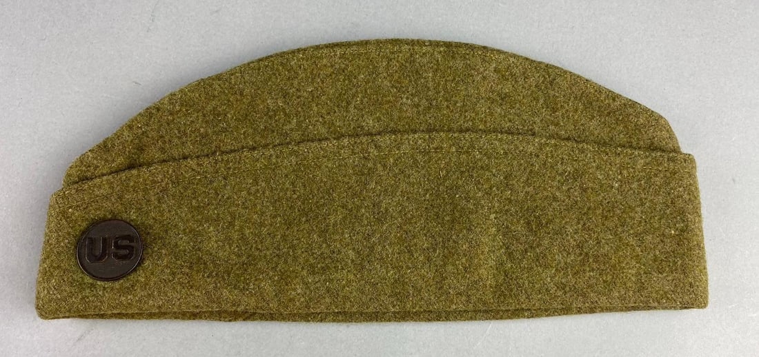 WW1 US Army Garrison Cap: Measure 8” in length.