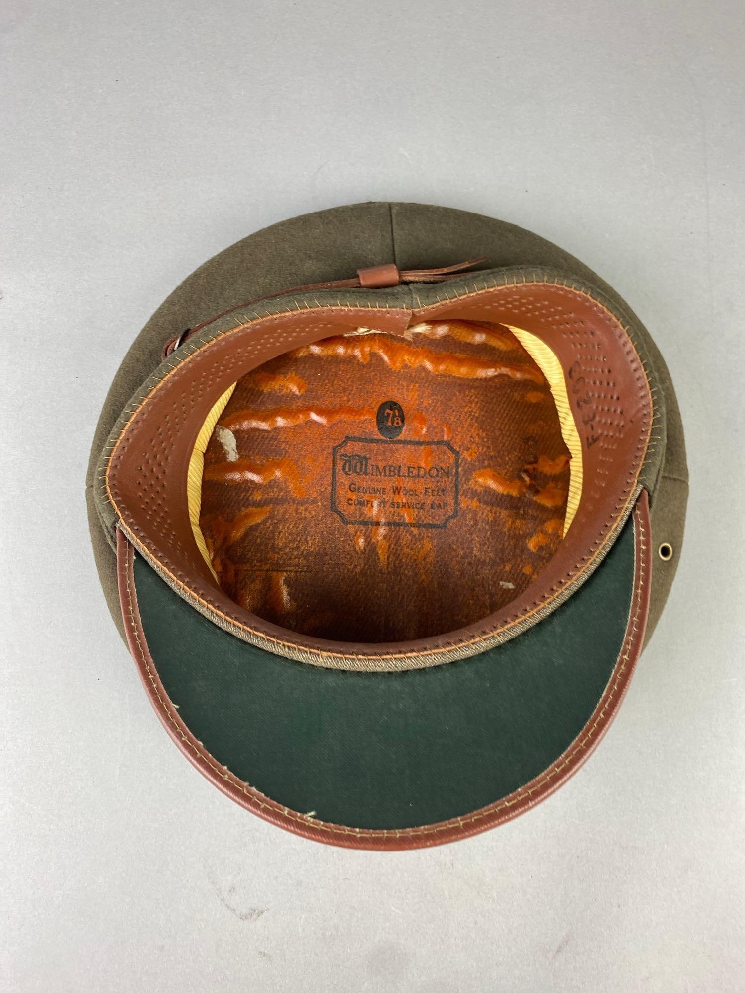 WW2 US Army Enlisted Visor Cap - 3