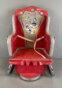 Vintage Walt Disney Donald Duck and Nephews Padded Booster Seat