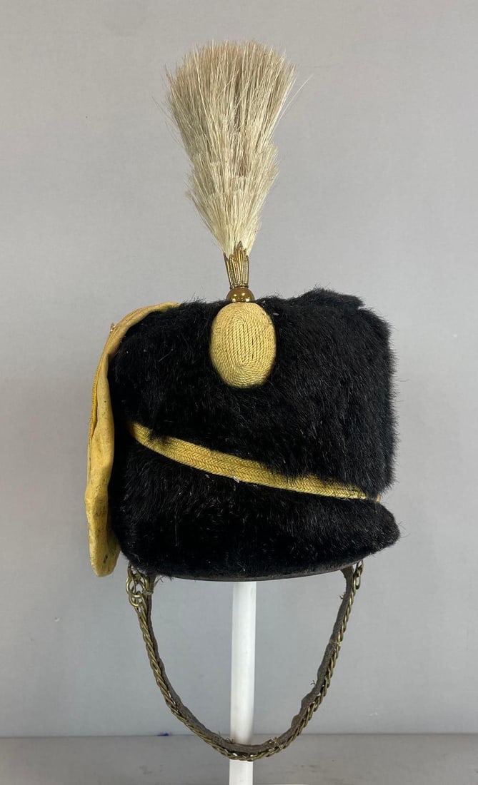 1910 British 14th Hussars Busby with Plume (1 of 7)