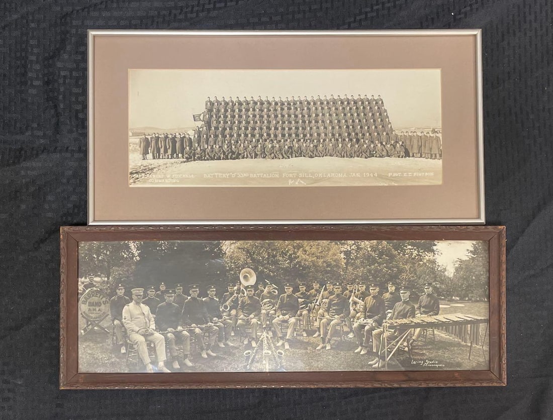 Group of 2 Vintage U.S. Military Panoramic Photos (1 of 4)