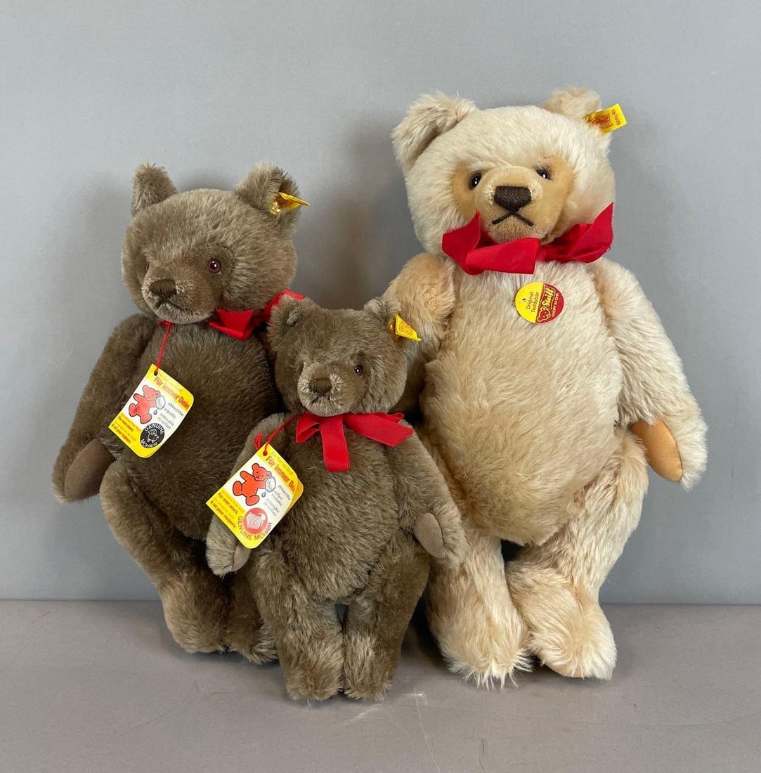 Group of 3 Steiff Teddy Bears (1 of 2)