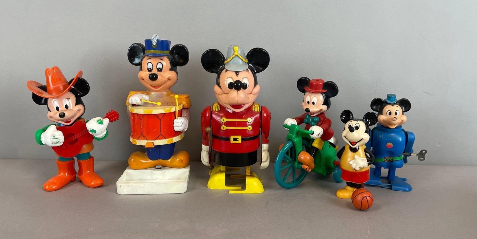 Group of Vintage Disney Mickey Mouse Wind-Up Toys and More (1 of 2)