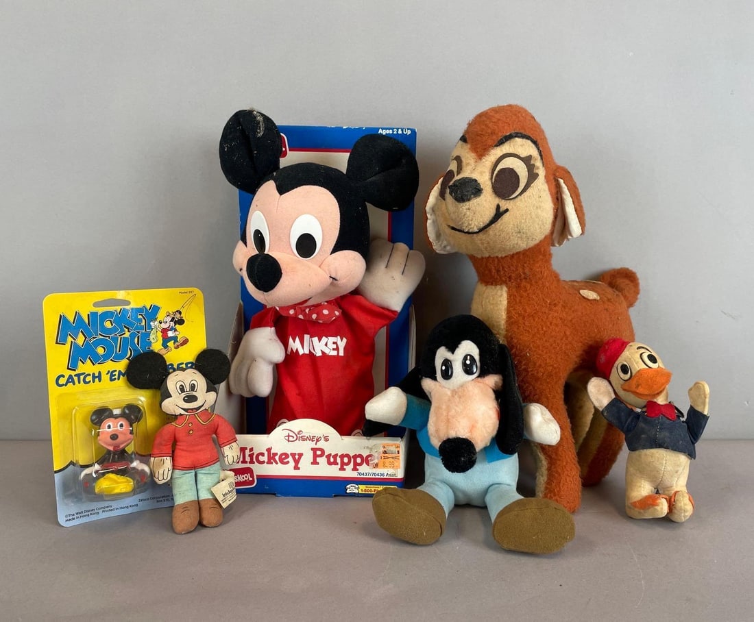 Group of Vintage Disney Plushes and More (1 of 3)