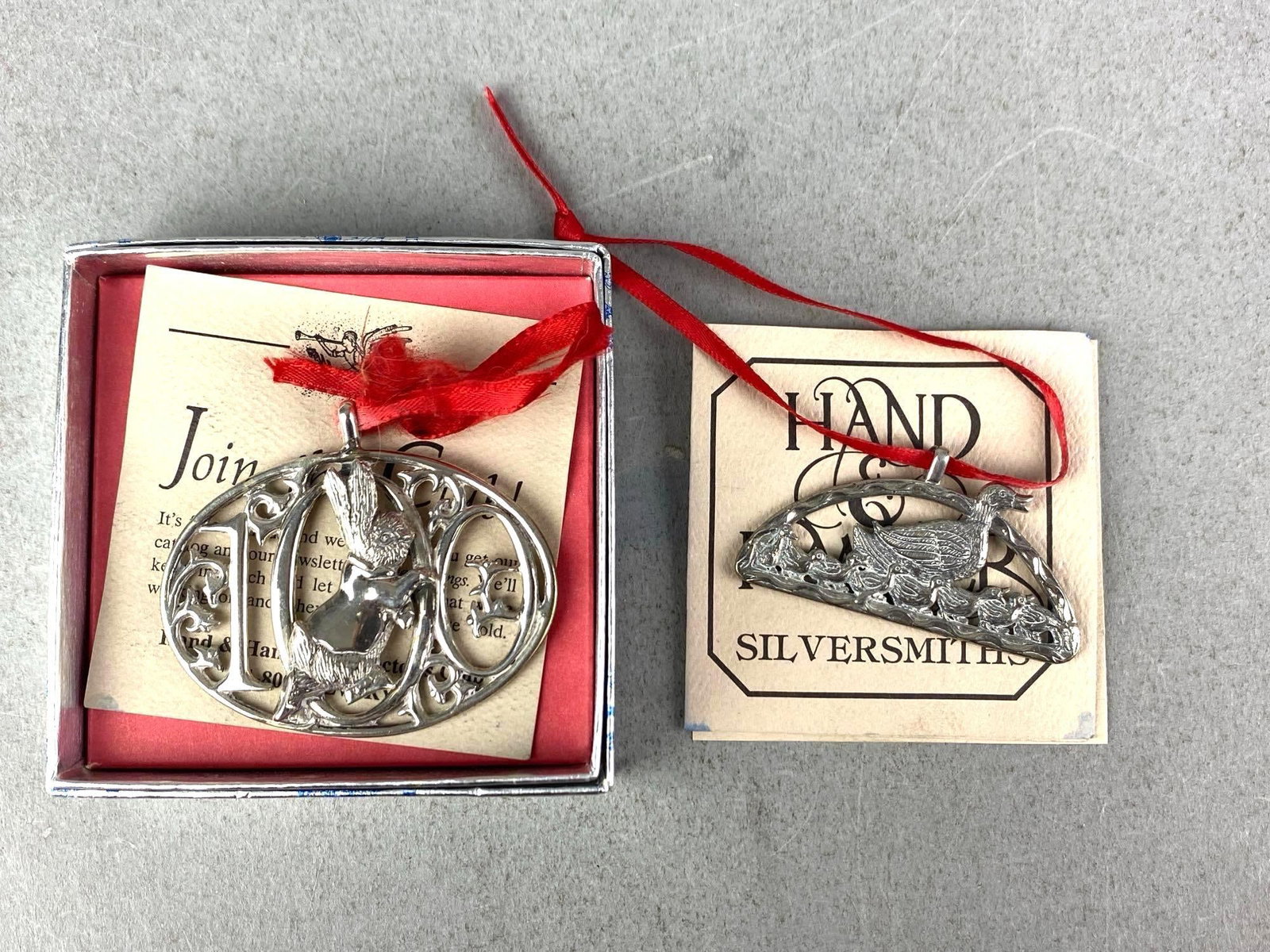 Group of 2 Hans and Hammer Sterling Silver Ornaments (1 of 3)