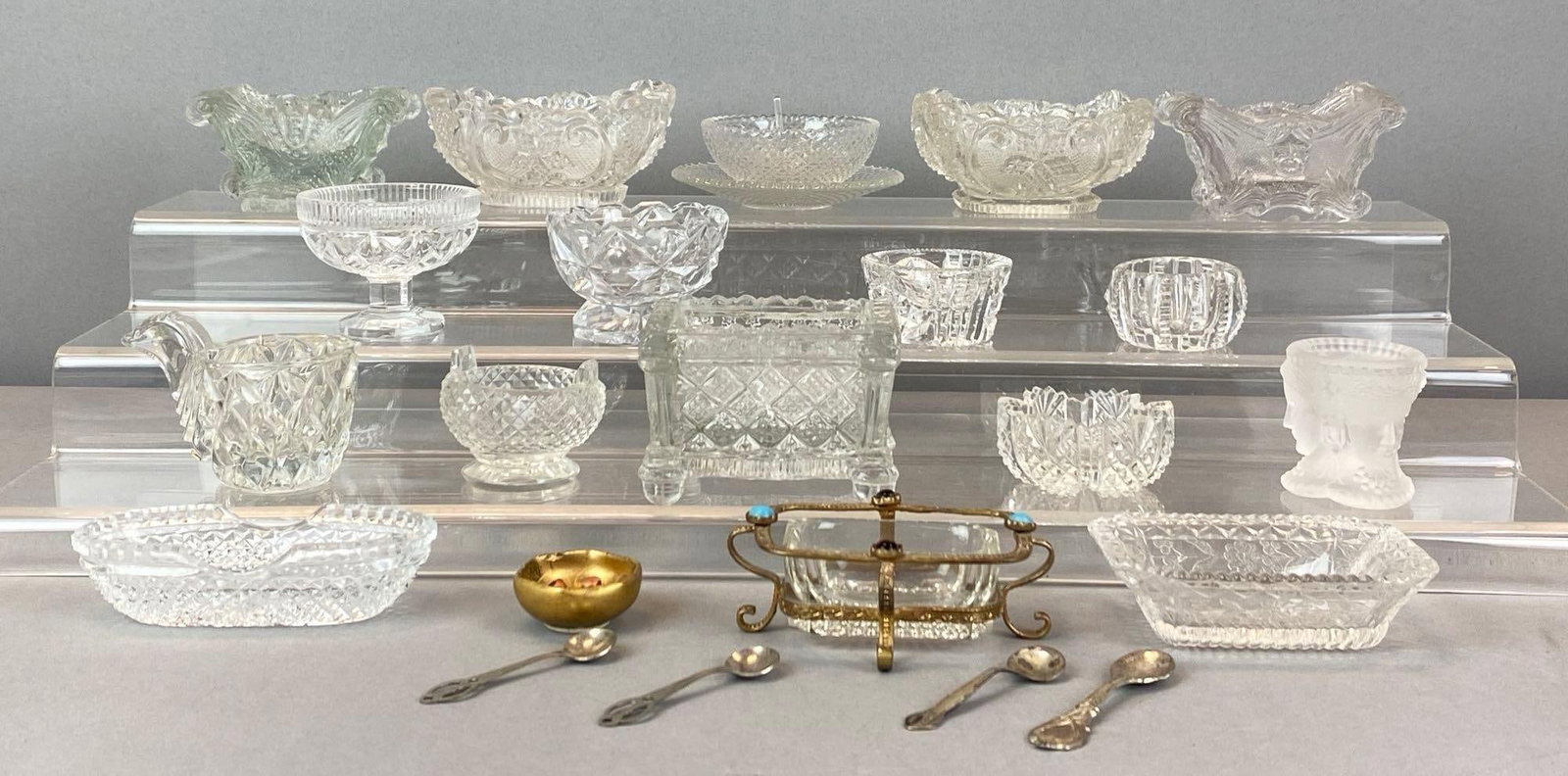 Group of Vintage Glass Salts (1 of 3)
