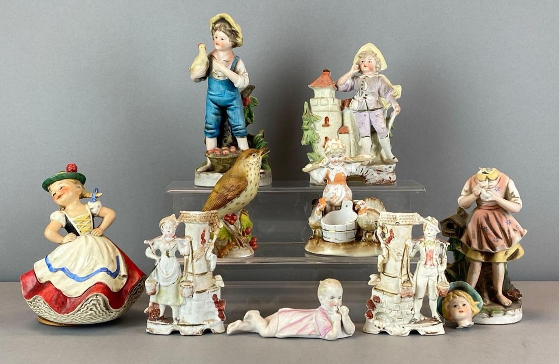 Group of Vintage Porcelain Figurines (1 of 3)