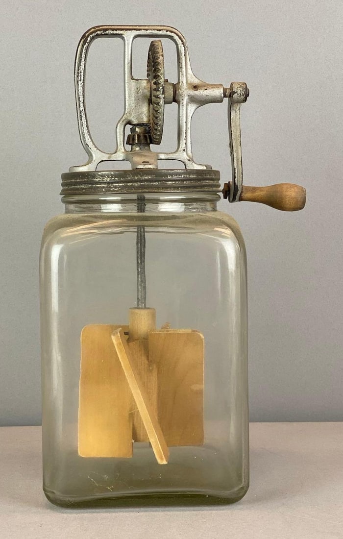 Vintage Glass Butter Churn (1 of 3)