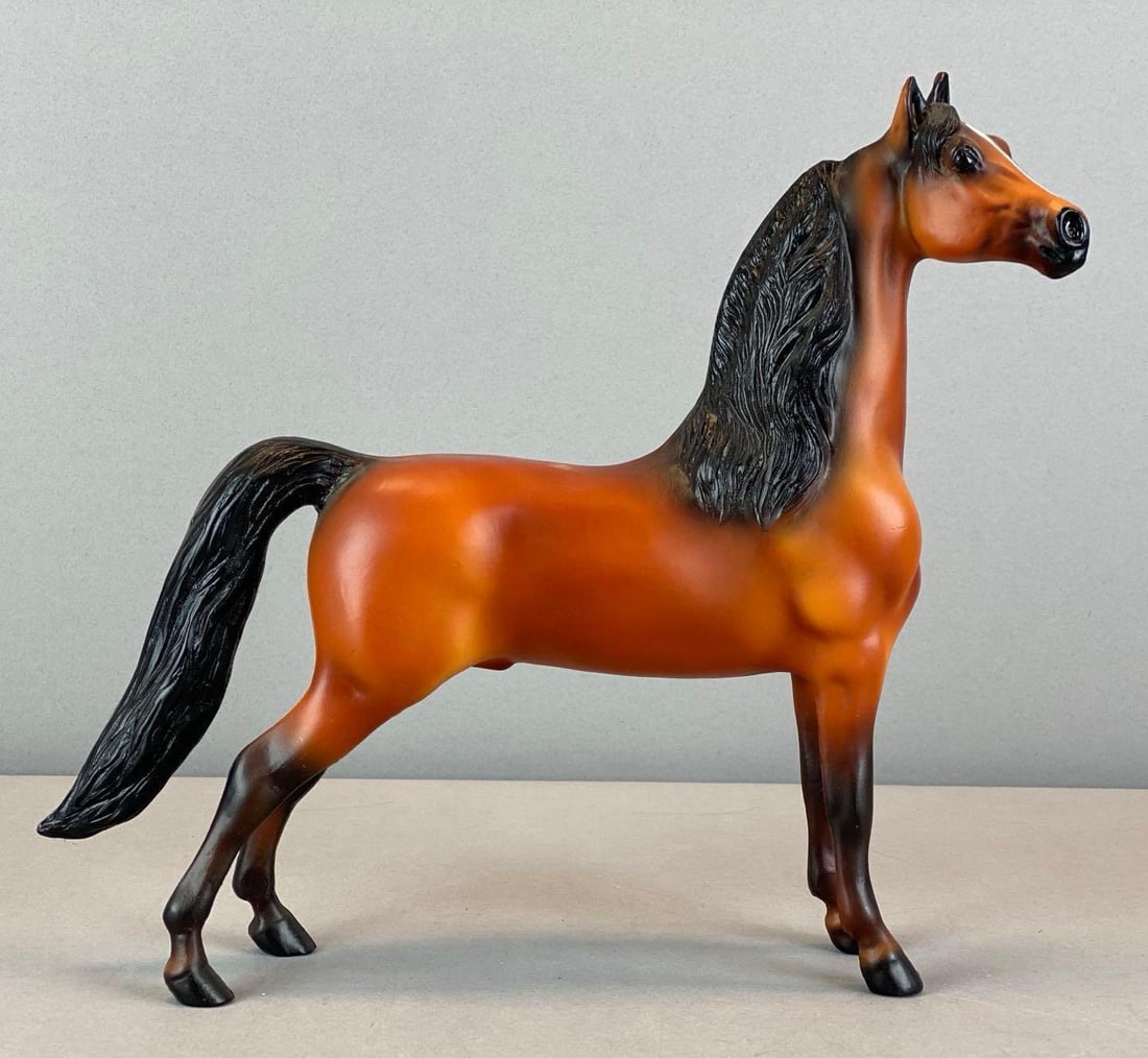 1997 Peter Stone Wachusett's Horse Plastic Figurine: 1997 Peter Stone Wachusett's Horse Plastic Figurine Marked on thigh, measures 10? H x 11? W x 3? D