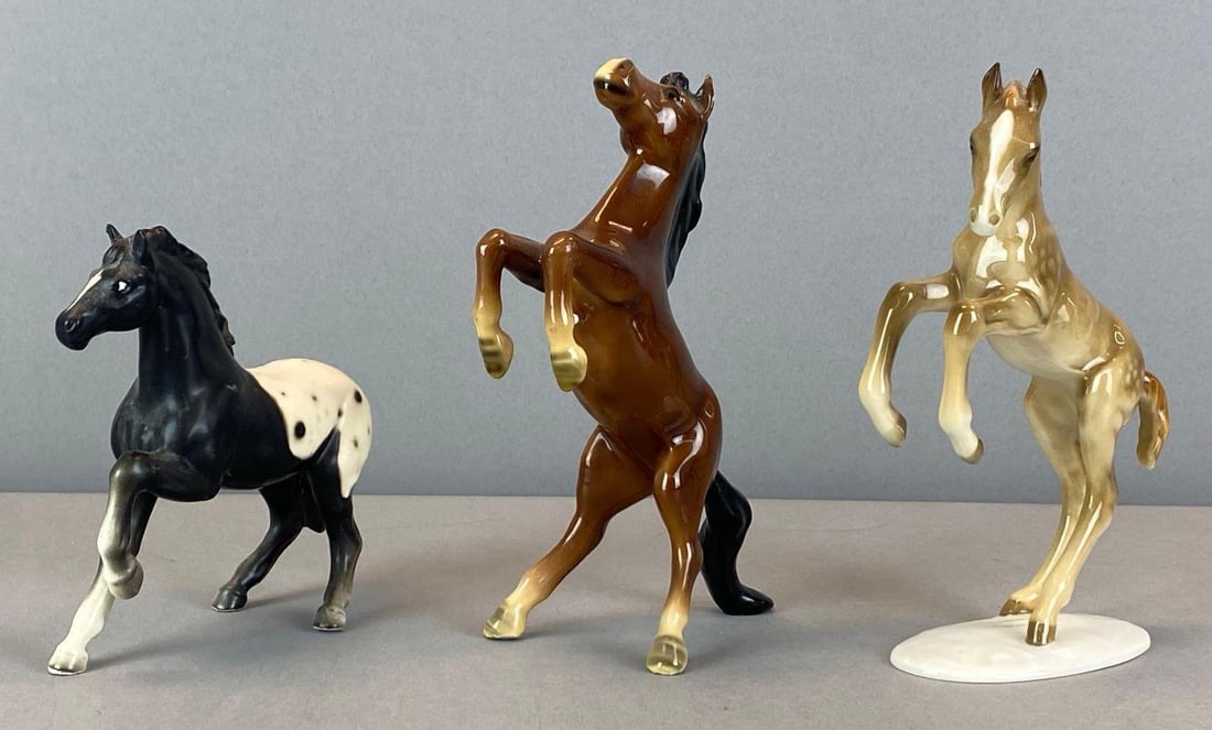 Group of Porcelain Horse Figurines (1 of 2)