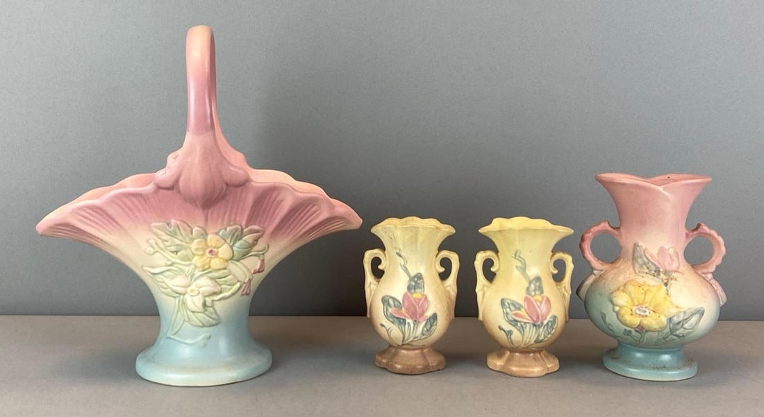 Group of Vintage Hull Art Porcelain Vases and More (1 of 3)