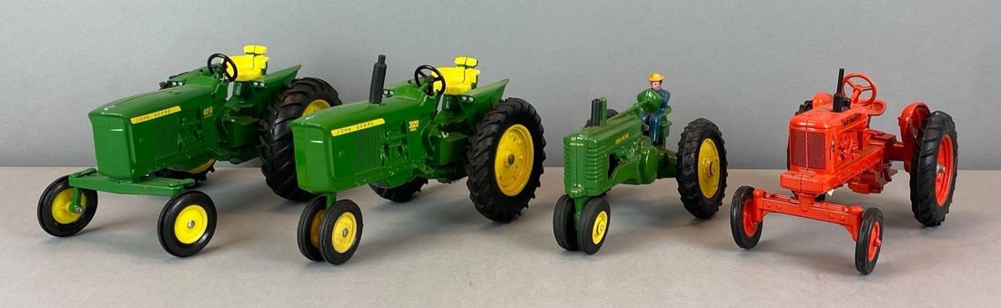 Group of 4 Die-Cast Tractors (1 of 3)