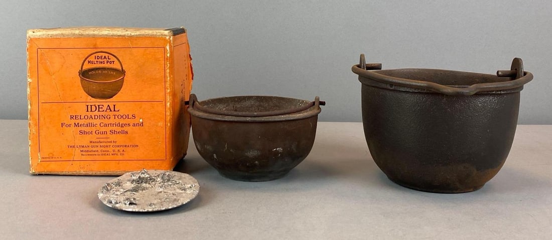 Group of 2 Metal Smelting Pots (1 of 4)